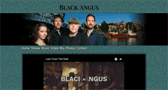 Desktop Screenshot of blackangusmusic.com