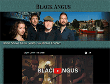 Tablet Screenshot of blackangusmusic.com